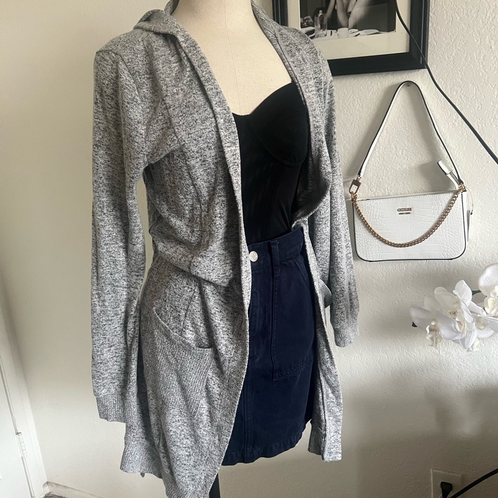 Grey cardigan